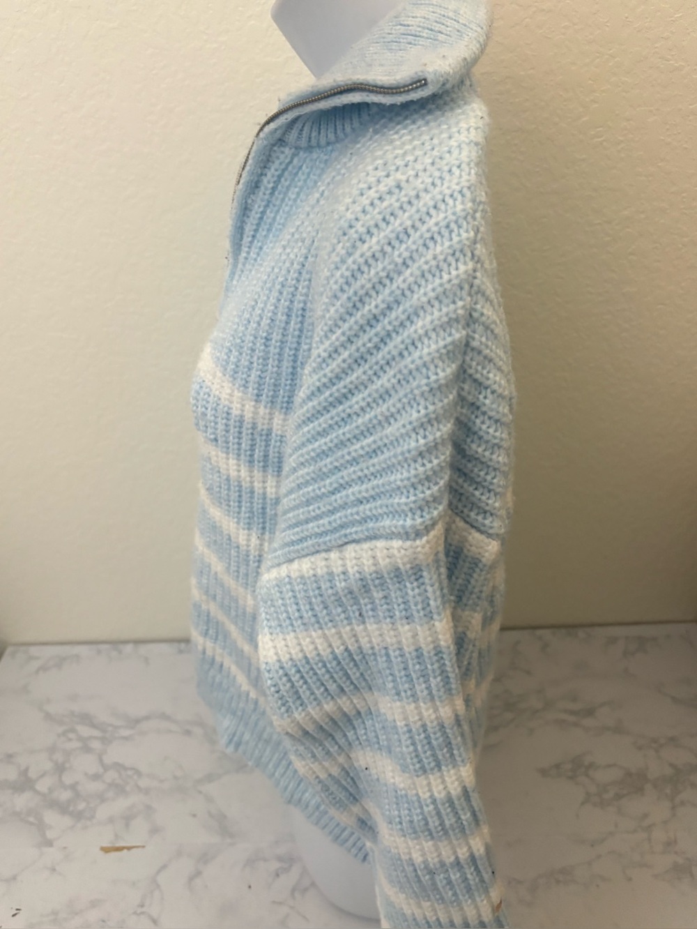 No Boundaries Womens Sweater Ribbed Top Lot Of 2 Sz XL 16-18 1/4 Zip Pullover - Picture 3 of 8